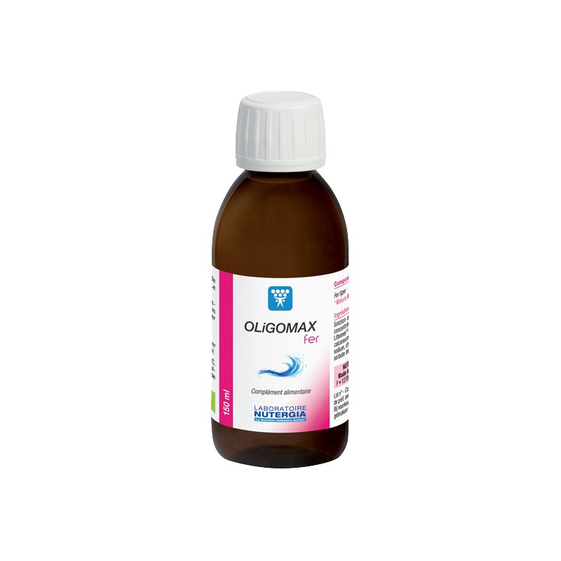 OLIGOMAX Fer - 150ml - PHARMACIE VERTE - Herboristerie à Nantes depuis 1942 - Plantes en Vrac - Tisane - EPS - Bourgeon - Mycoth OLIGOMAX Fer - 150ml - PHARMACIE VERTE - Herboristerie à Nantes depuis 1942 - Plantes en Vrac - Tisane - EPS - Bourgeon - Mycoth