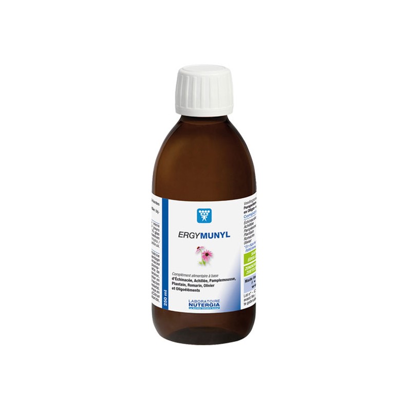ERGYMUNYL - 250ml - PHARMACIE VERTE - Herboristerie à Nantes depuis 1942 - Plantes en Vrac - Tisane - EPS - Bourgeon - Mycothéra ERGYMUNYL - 250ml - PHARMACIE VERTE - Herboristerie à Nantes depuis 1942 - Plantes en Vrac - Tisane - EPS - Bourgeon - Mycothéra