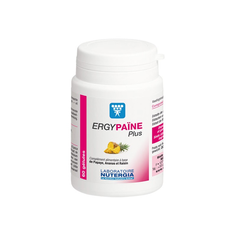 ERGYPAÏNE PLUS - 60 gélules - PHARMACIE VERTE - Herboristerie à Nantes depuis 1942 - Plantes en Vrac - Tisane - EPS - Bourgeon -