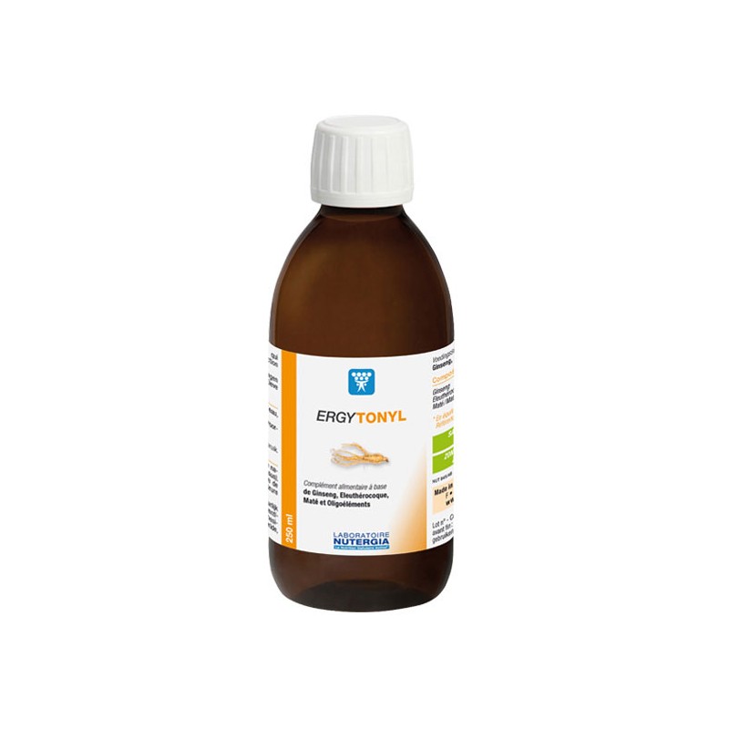 ERGYTONYL - 250ml - PHARMACIE VERTE - Herboristerie à Nantes depuis 1942 - Plantes en Vrac - Tisane - EPS - Bourgeon - Mycothéra ERGYTONYL - 250ml - PHARMACIE VERTE - Herboristerie à Nantes depuis 1942 - Plantes en Vrac - Tisane - EPS - Bourgeon - Mycothéra