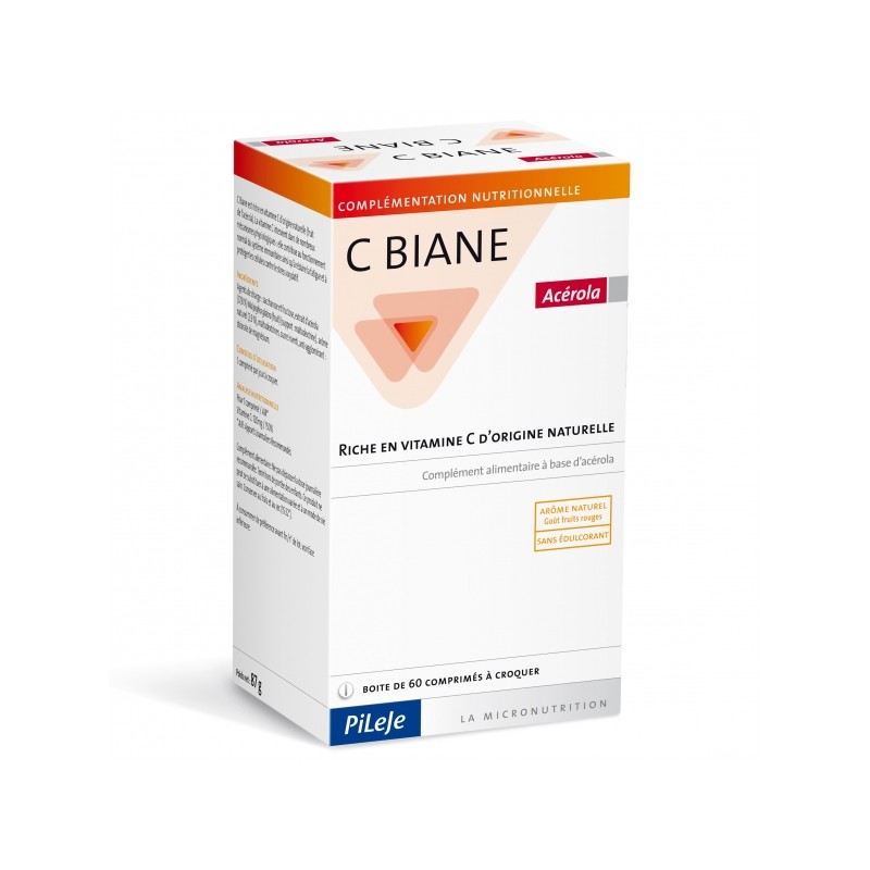 C Biane - 60 comprimés - PHARMACIE VERTE - Herboristerie à Nantes depuis 1942 - Plantes en Vrac - Tisane - EPS - Bourgeon - Myco C Biane - 60 comprimés - PHARMACIE VERTE - Herboristerie à Nantes depuis 1942 - Plantes en Vrac - Tisane - EPS - Bourgeon - Myco