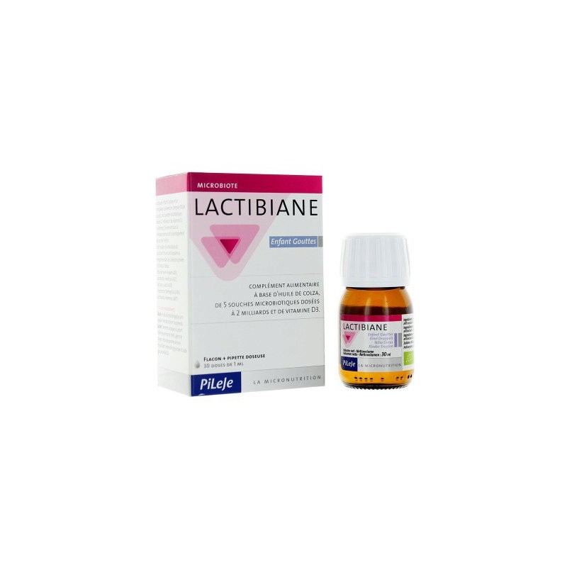 LACTIBIANE Enfant - Gouttes 30 doses - PHARMACIE VERTE - Herboristerie à Nantes depuis 1942 - Plantes en Vrac - Tisane - EPS - B