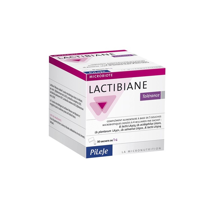 LACTIBIANE TOLERANCE - 30 sachets de 2,5gr - PHARMACIE VERTE - Herboristerie à Nantes depuis 1942 - Plantes en Vrac - Tisane - E