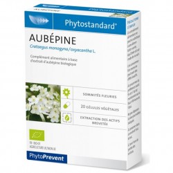 PhytoStandard AUBEPINE - 20 gélules - PHARMACIE VERTE - Herboristerie à Nantes depuis 1942 - Plantes en Vrac - Tisane - EPS - Bo